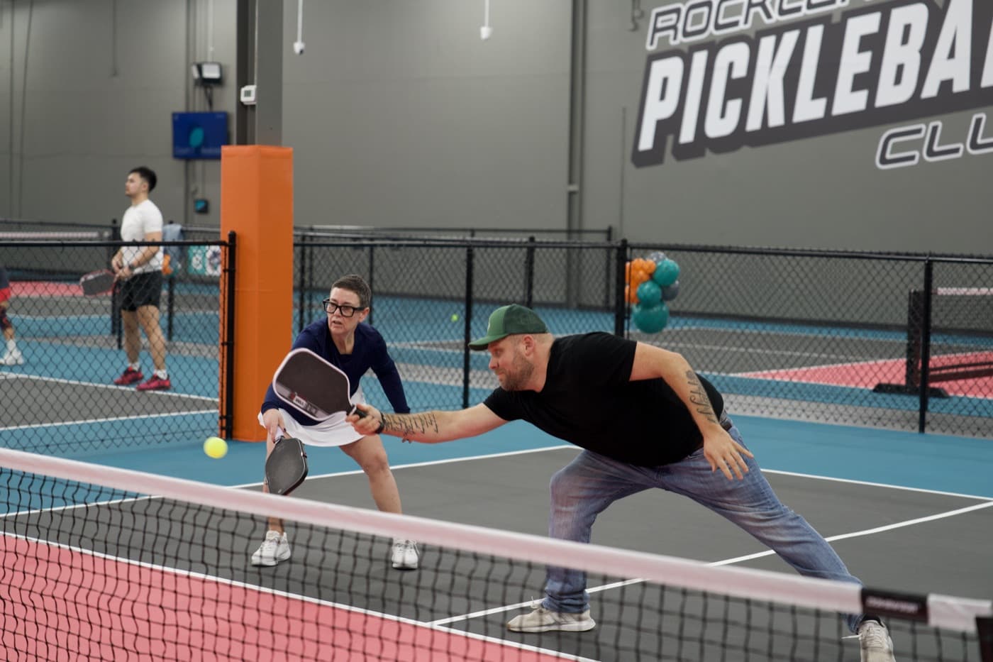 Singles action at Rockland